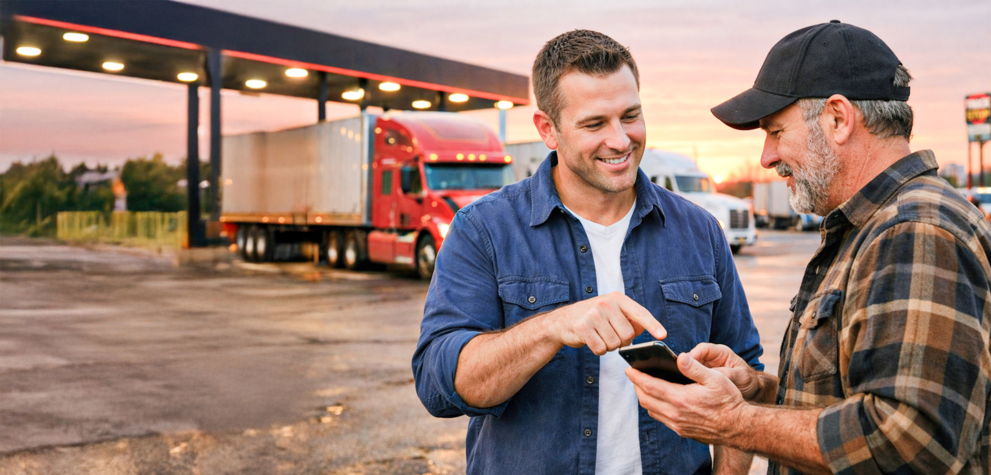 two road recruiters talking to each other