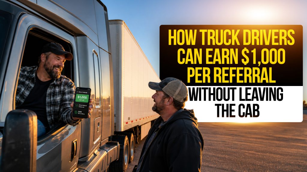 truck driver referral bonus